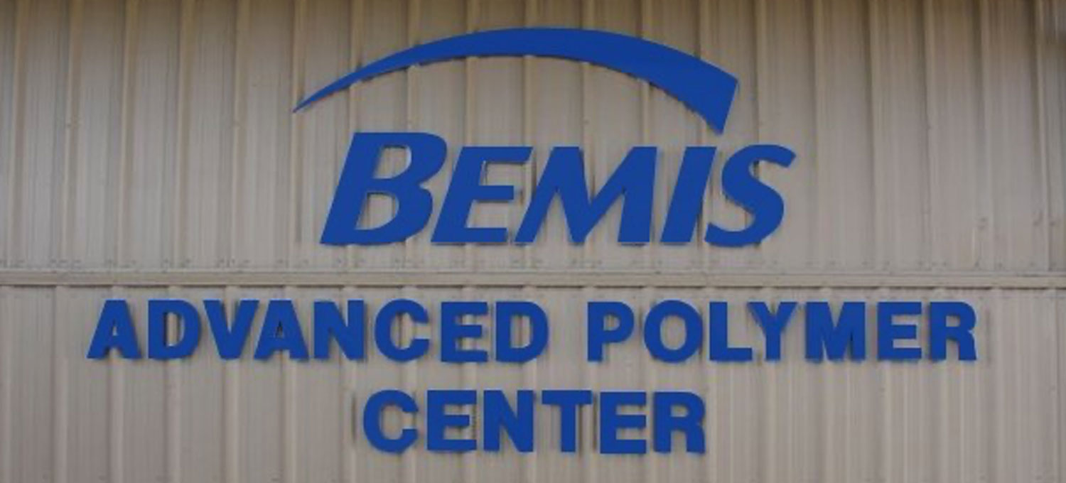 Bemis advanced polymer center sign